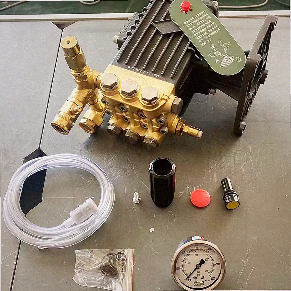 3600 PSI 4.7 GPM Triplex Pump 1″ Hollow Shaft Pressure Power Washer Pump+Valve