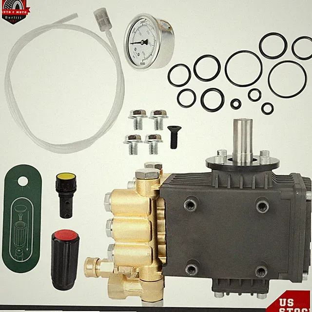 3600 PSI 4.9GPM Pressure Power Washer Pump 24mm Solid Shaft Belt Drive New