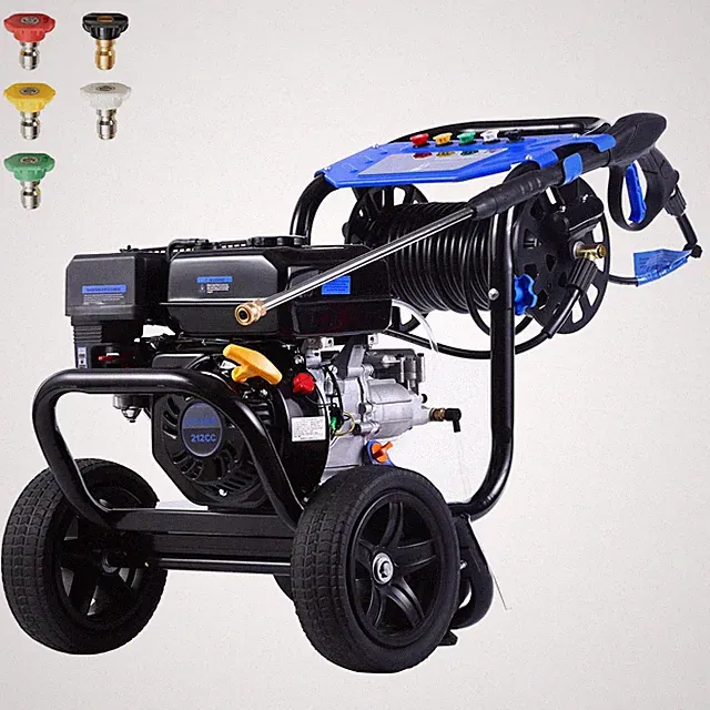 3600 PSI Gas Pressure Washer 2.3 GPM, 212CC Power Washer w/ 30FT Hose&Hose Reel
