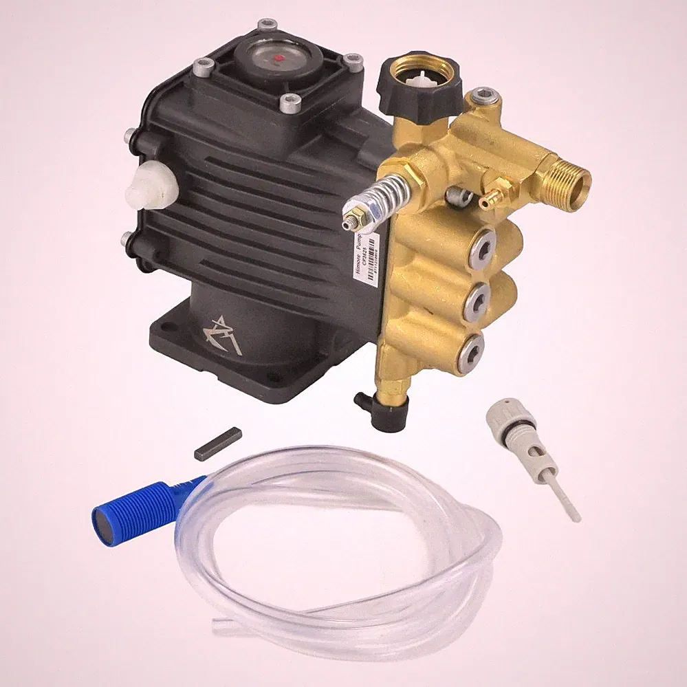 3600 PSI Horizontal Triplex Pressure Washer Water Pump, 3/4" Shaft | Kit Options