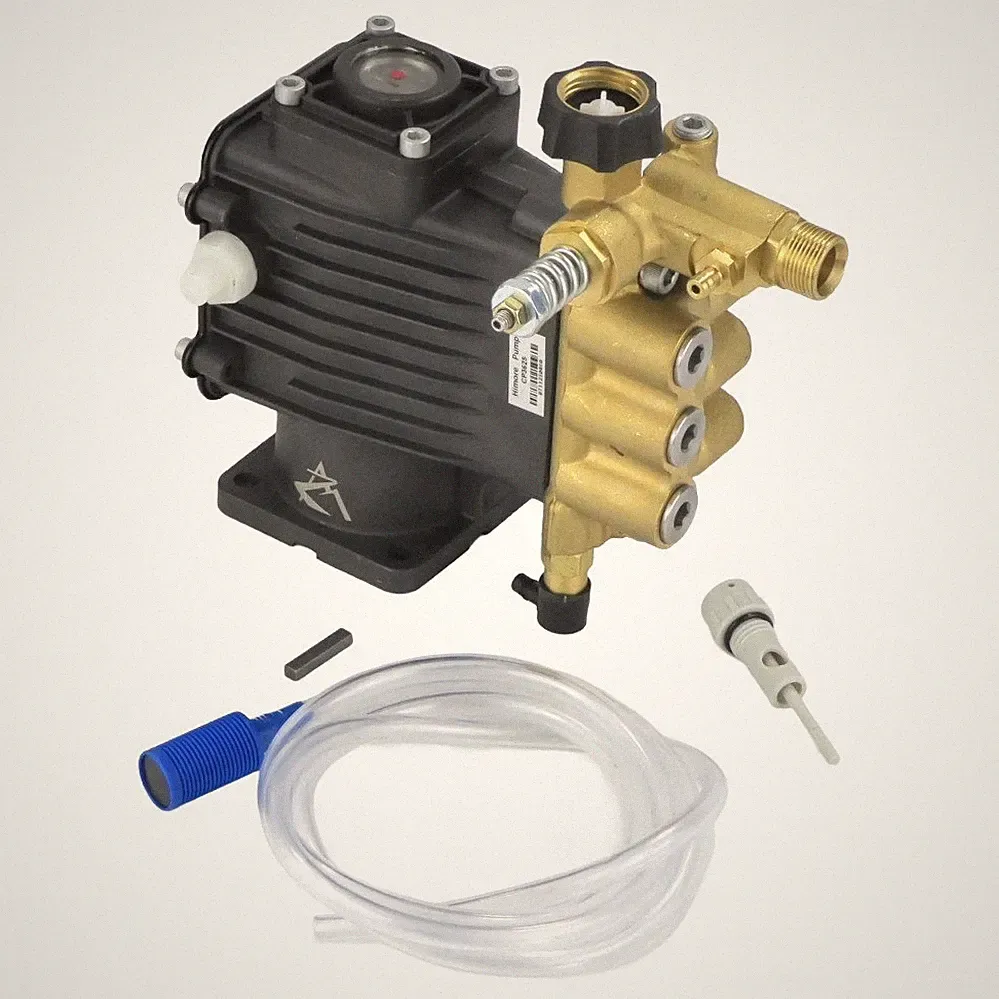 3600 PSI Horizontal Triplex Pressure Washer Water Pump, 3/4" Shaft | Kit Options