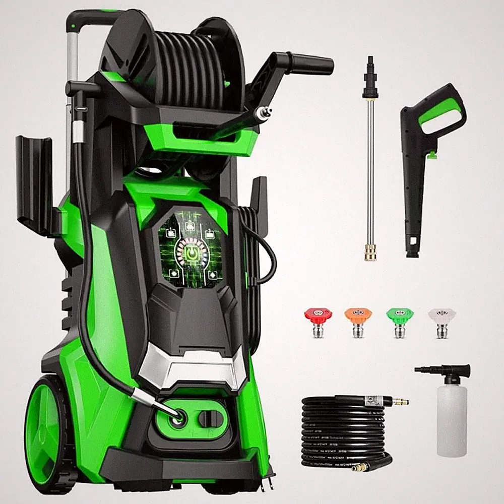 3800PSI High Pressure Washer Electric Patio Cleaner 2.8GPM w/ Telescopic Handle