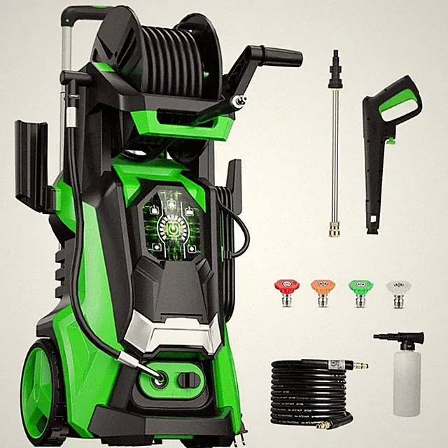 3800PSI High Pressure Washer Electric Patio Cleaner 2.8GPM w/ Telescopic Handle