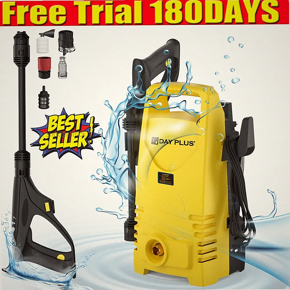 3800PSI Pressure Electric High Pressure Washer 1800W 2.8GPM with Extension Rod