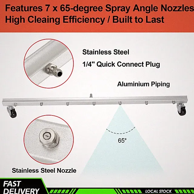39.37" 4000 PSI Pressure Washer Undercarriage Cleaner Surface Car Chassis Washer