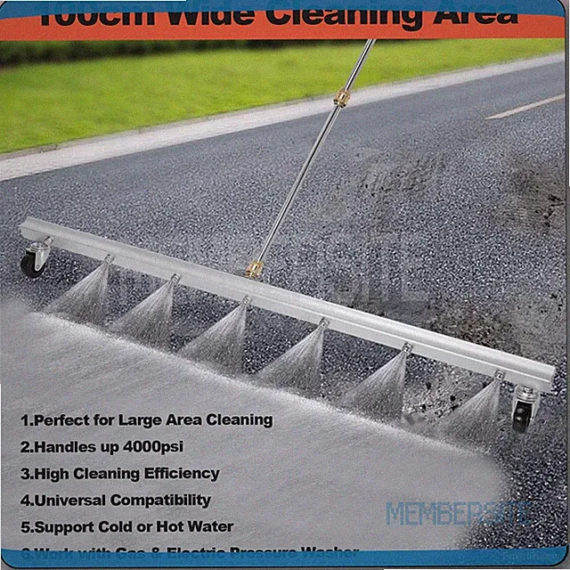 39.37" Pressure Washer Undercarriage Cleaner Surface Car Chassis Washer 4000 PSI