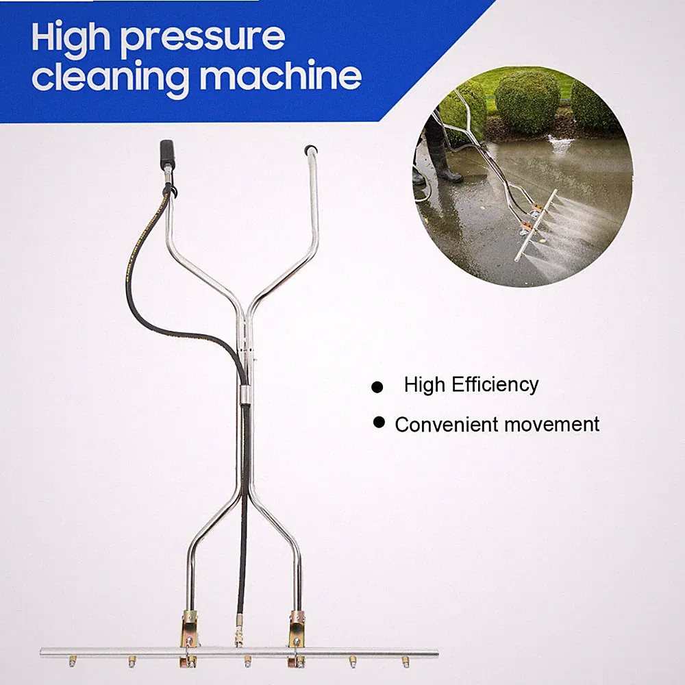 39" 7-Hole Water Broom For Hot and Cold Water Pressure Washer 5000PSI 40L/min