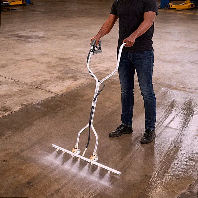 39 Inch 7-Nozzle Pressure Washer Water Broom, 5000 PSI, 3/8 Inch Connector