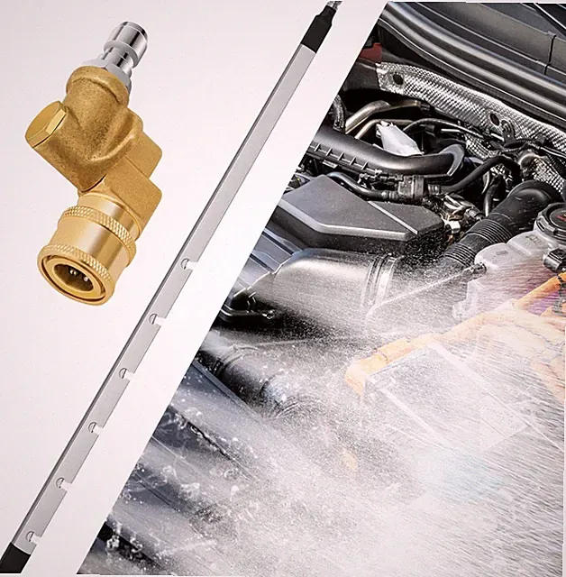 39'' Portable Car Radiator Cleaning Wand With 25° Fan Nozzle for Power washer