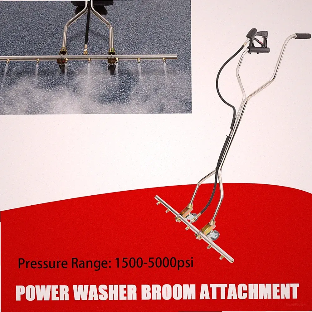 39" Surface Cleaner Water Broom 5000 PSI Undercarriage Pressure Washer 7 Nozzles
