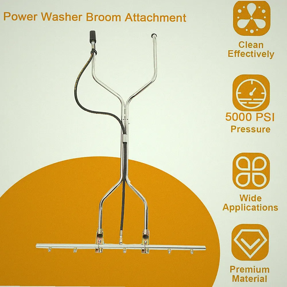 39" Surface Cleaner Water Broom 7 Nozzles for Hot and Cold Water Pressure Washer