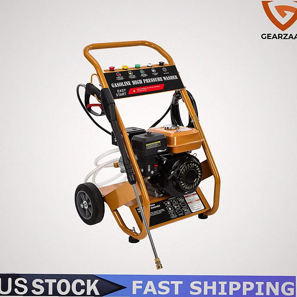 3950 PSI Gas Pressure Washer 6.5HP 3950 PSI 0°/15°/25°/40° Gas Powered Washer