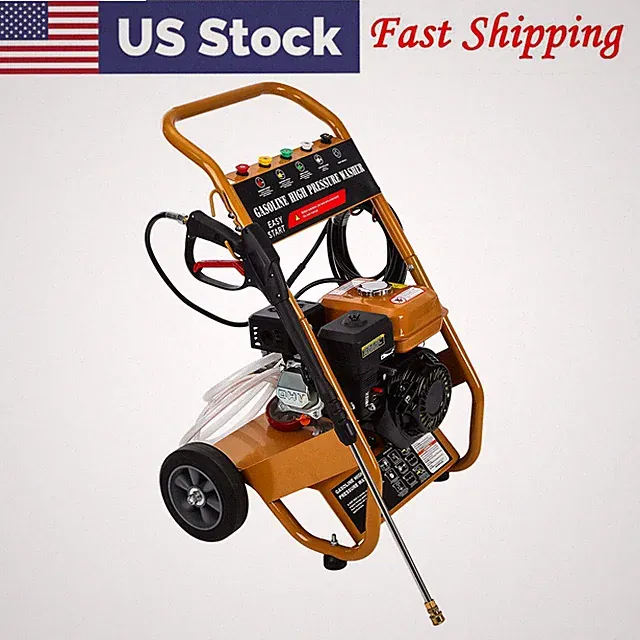 3950 PSI Gas Pressure Washer Gasoline 4-Stroke 5 Nozzles 6.5HP 0°/15°/25°/40°
