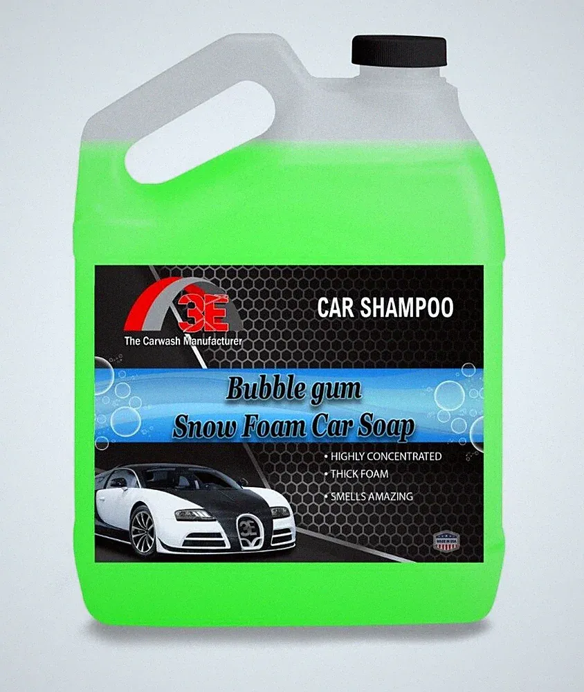 3E Bubblegum Car Wash Snow Foam Soap Pressure Washer Gun Cleanser, Concentrated