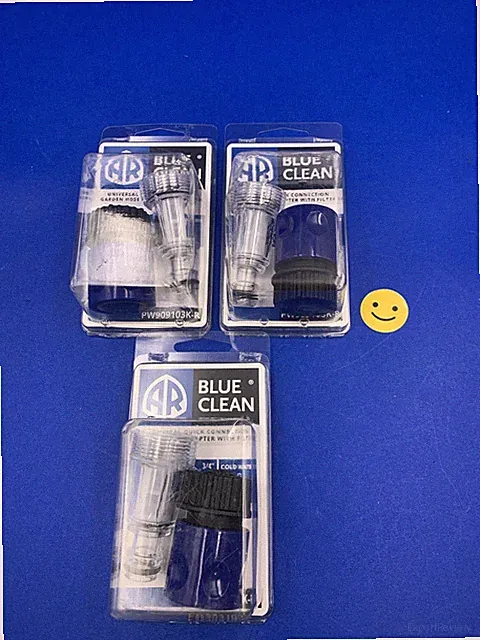 🔥3x AR Blue Clean PW909103K Quick Connect Garden Hose Adapter, 3/4 Inch