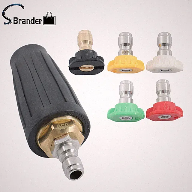 4.0 GPM 3600 PSI 360° Rotating Turbo With 5 Spray Nozzles Pressure Washer