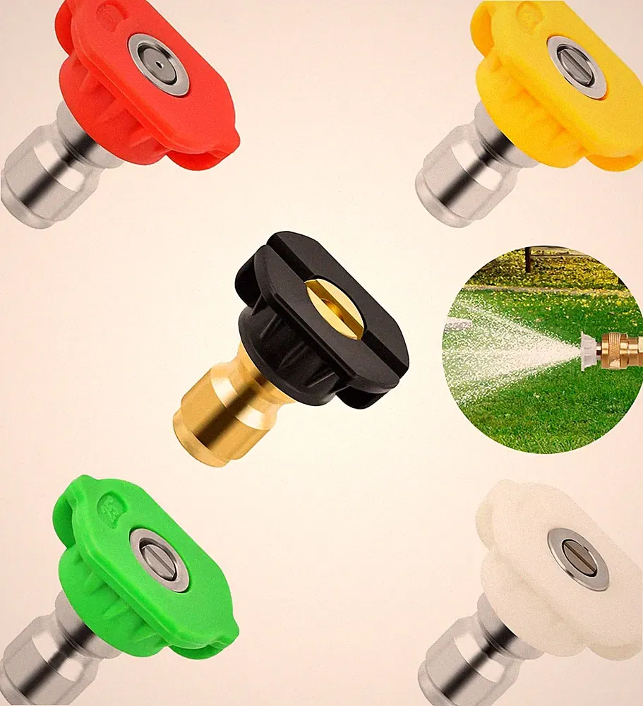4.0 GPM Universal Pressure Washer Nozzle Tips 1/4'' Quick Connect 065 Deg