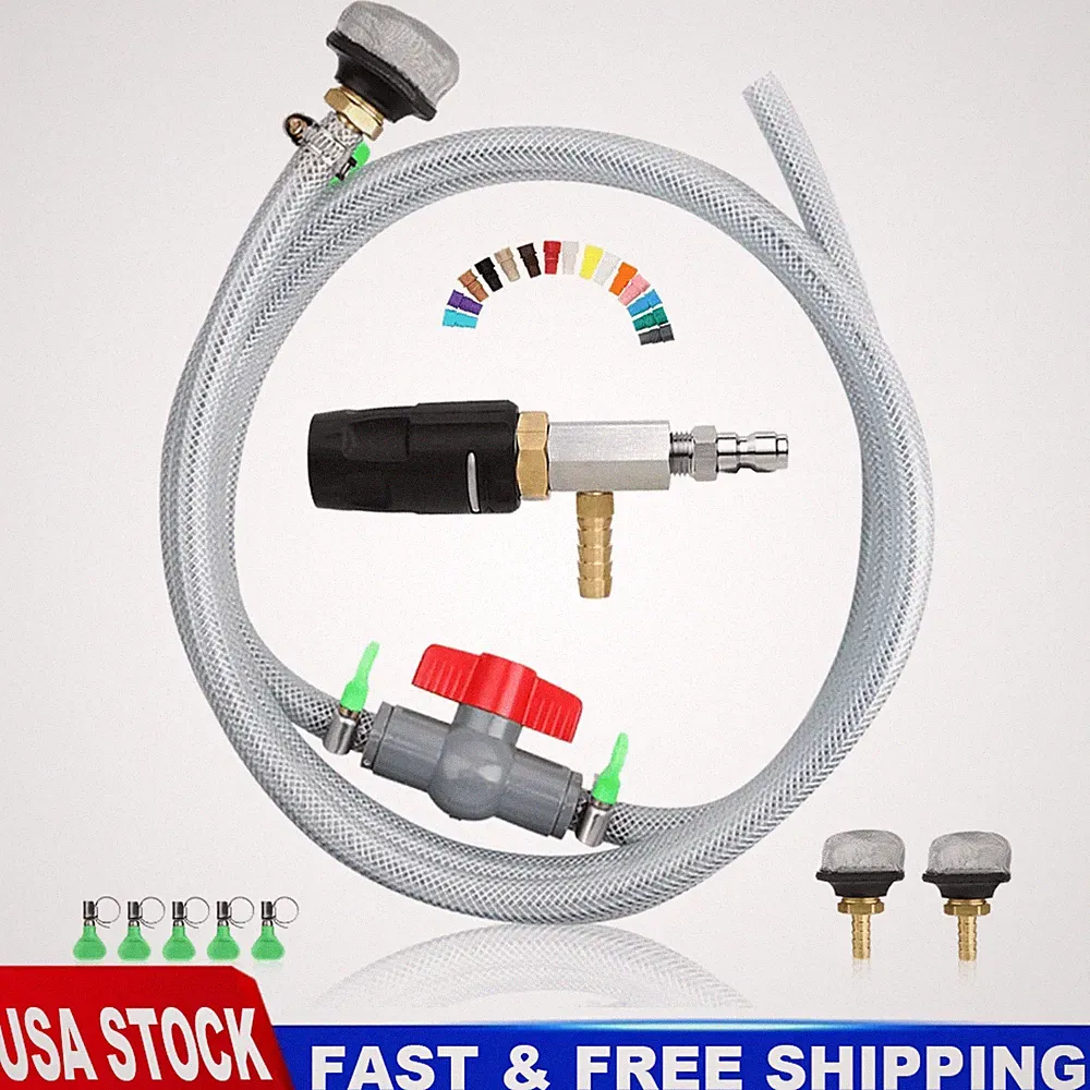 4-4.5 GPM Adjustable Long Range Downstream Injection Nozzle Kit Pressure Washer