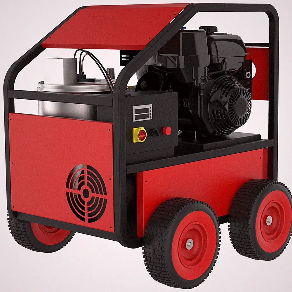 4 GPM 4000 PSI Hot Water Gas-Oil Fired Pressure Washer Electric Start Commercial