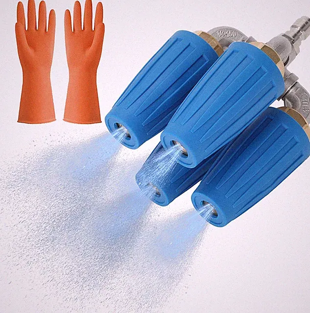 4-In-1 Turbo Nozzle Pressure Washer with Gloves,4000 PSI,2.5 Orifice Quadruple T