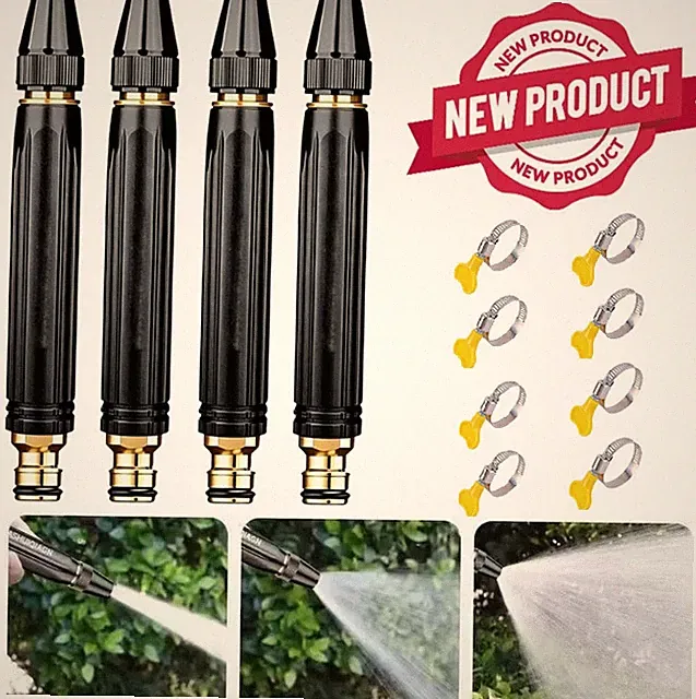 4 Pack High Pressure Car Wash Water Gun Spray Nozzle Portable Washer For Auto