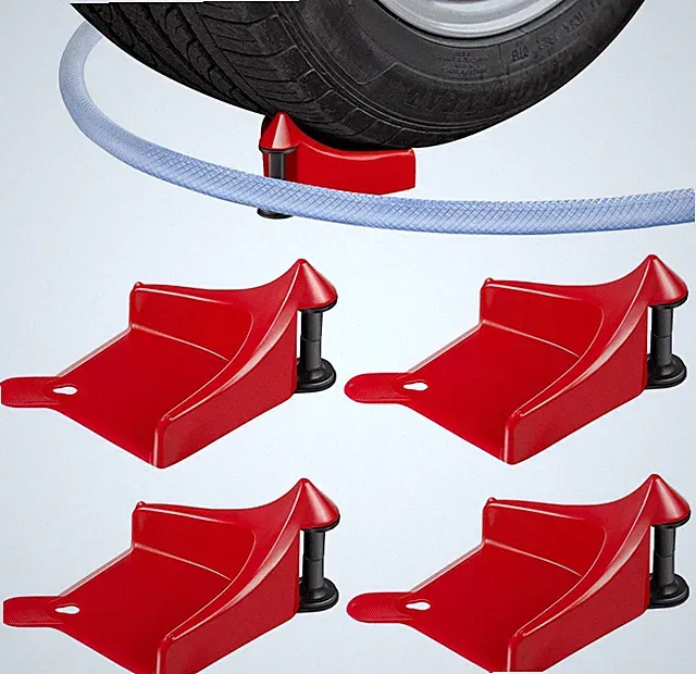 4 Pcs Car Hose Guide, Tire Hose Roller for Car Washing, Detailing Tire Hose Guid