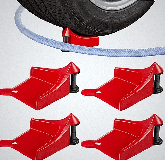 4 Pcs Car Hose Guide, Tire Hose Roller for Car Washing, Detailing Tire Hoses Gui