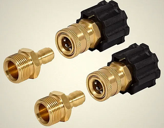 4 PCS Pressure Washer Adapter Quick Connect Fittings Hardware Accessory