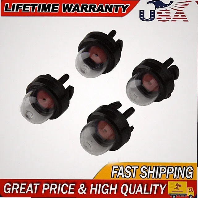 4 Petrol Snap In Primer Fuel Bulb Pump For Stihl Ryobi Husqvarna Chainsaw