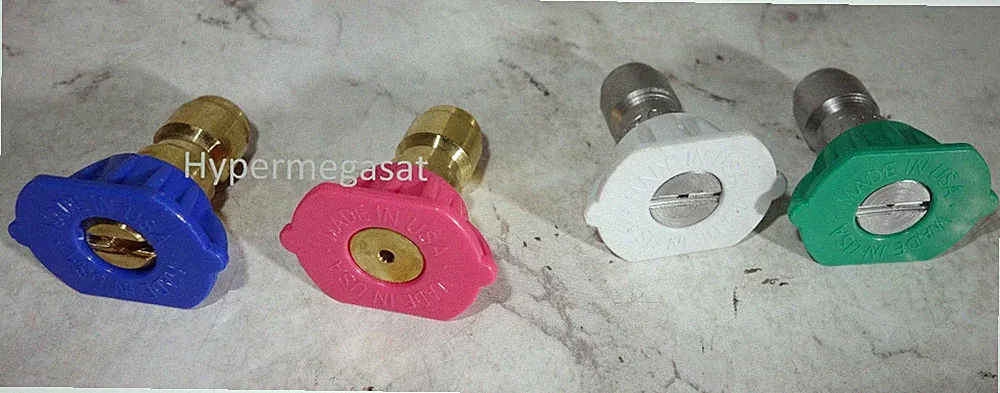 4 Ryobi OEM Gas Pressure Washer Nozzle Spray Tips-Soap, 25/45 Degree, 2nd Story