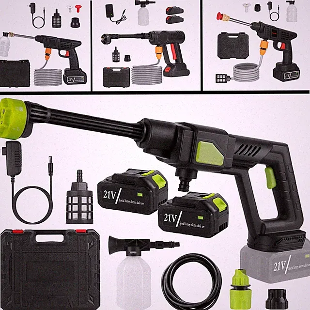 4 Style Cordless Pressure Washer High Power Electric Car Cleaner Water Spray Gun