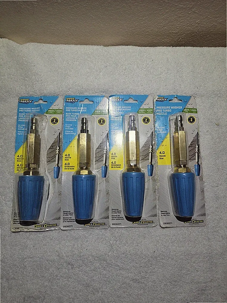4 Surface Maxx Pressure Washer Pro Turbo Nozzle 4500 Max Psi 4.0