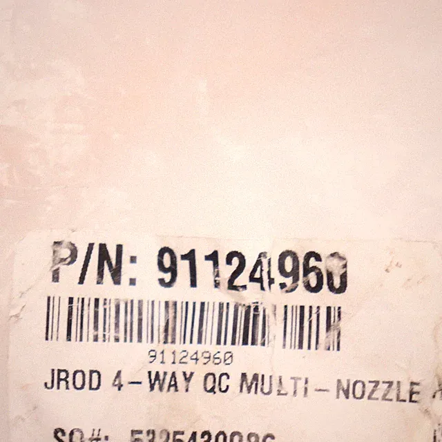 4-Way Pressure Washer Nozzle Holder J Rod Bare for 1/4" MPT Nozzles