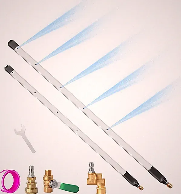 40 & 24 Radiator Cleaning Wand Kit–Radiator Cleaner Tool with 5 Spray Nozzles +