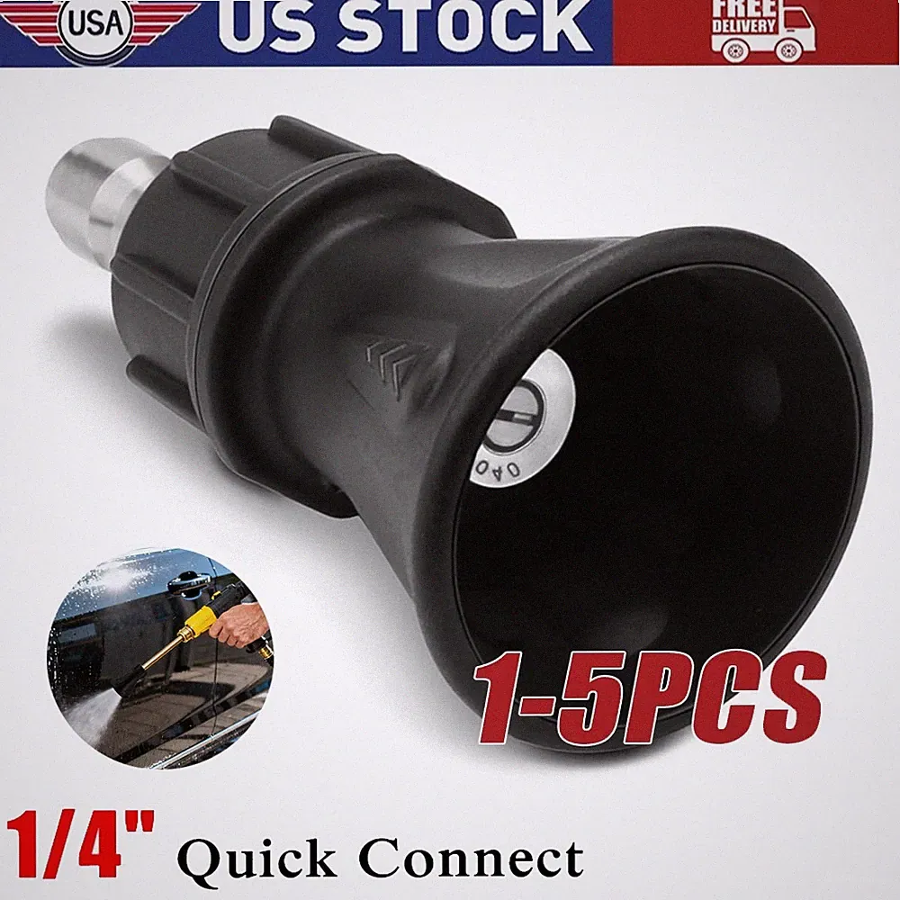40 Degree Pressure Washer Nozzle stainless Steel Pressure Washer Nozzle w/Guard