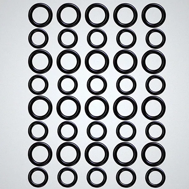 40 Pack Power Pressure Washer O-Rings for 1/4" & 3/8" Quick Couplers - Rubber, H