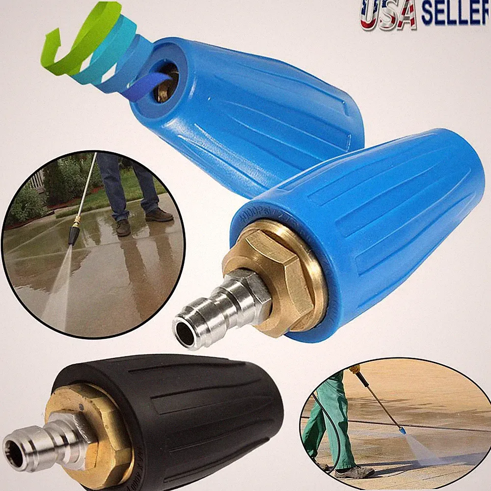 4000/3000 PSI Quick Pressure Washer Rotating Turbo Nozzle Tip 2.5/3.0/4.0 GPM US
