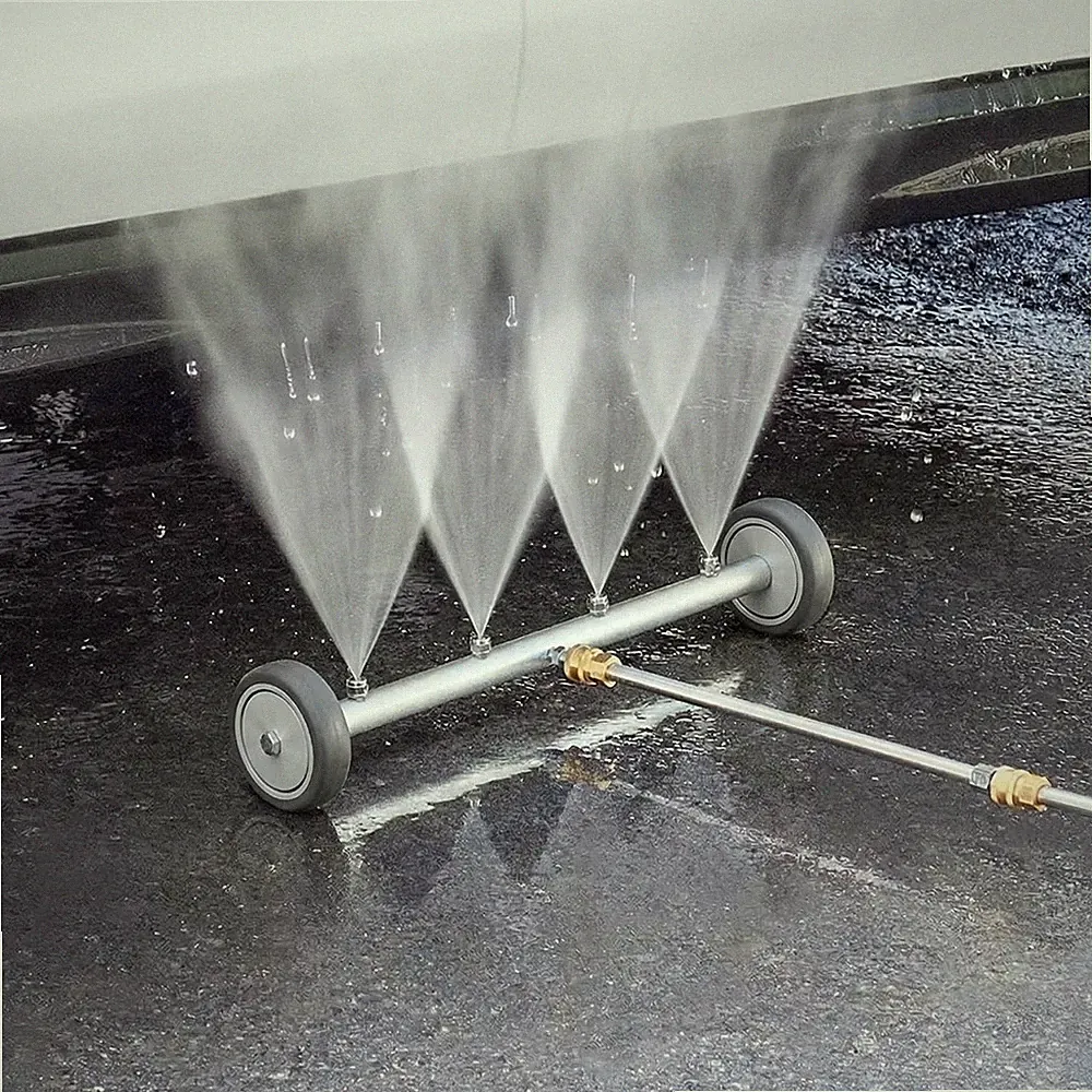 4000 PSI 16"Under Car Pressure Washer Undercarriage Cleaner Underbody Wash Broom