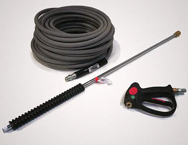 4000 PSI Deluxe SPRAY GUN, 36" Wand, & 100' Hose for AR AL-PLUG3/8M, ALPLUG38M