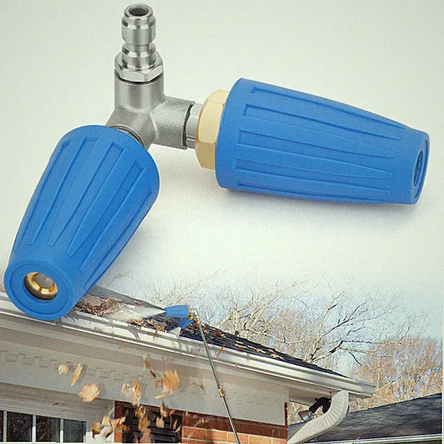 4000 PSI Dual Turbo Nozzle Pressure Washer 4-6 GPM 1/4" Quick Connect Spray Tips