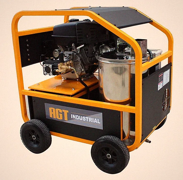 4000 PSI Hot Water High Pressure Washer Machine 13HP Washer Diesel Burner 4GPM