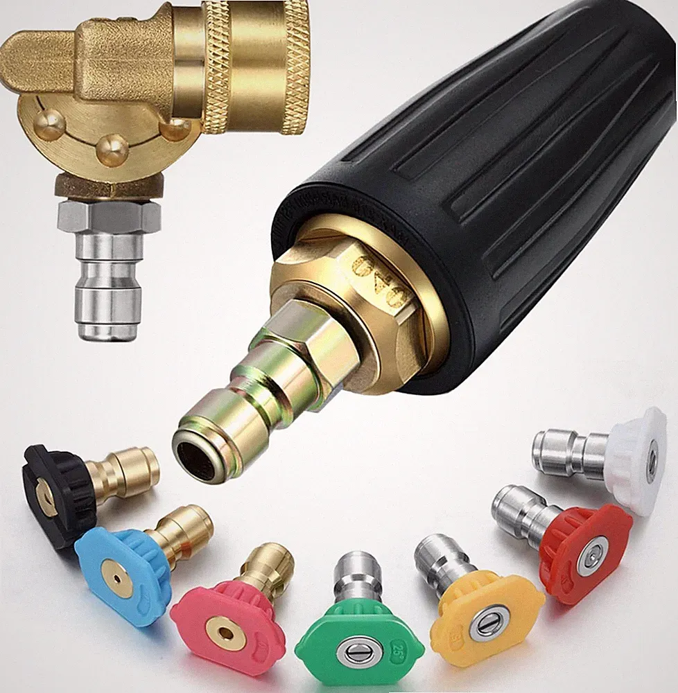 4000 Psi Pressure Power Rotating Turbo Nozzle 4.0 Gpm Quick Connector and 4500 P