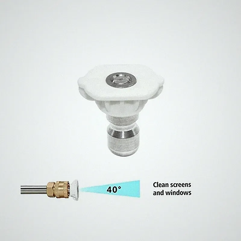 4000 PSI Pressure Washer Nozzle Tips - 1/4 Inch Quick Connect Multi-Degree
