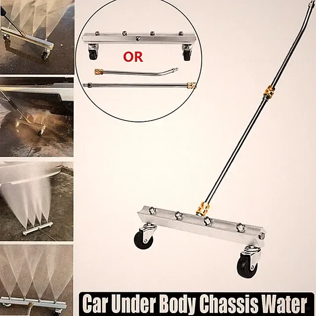 4000 PSI Pressure Washer Undercarriage Cleaner Wash with 2 Pcs Extension Wand