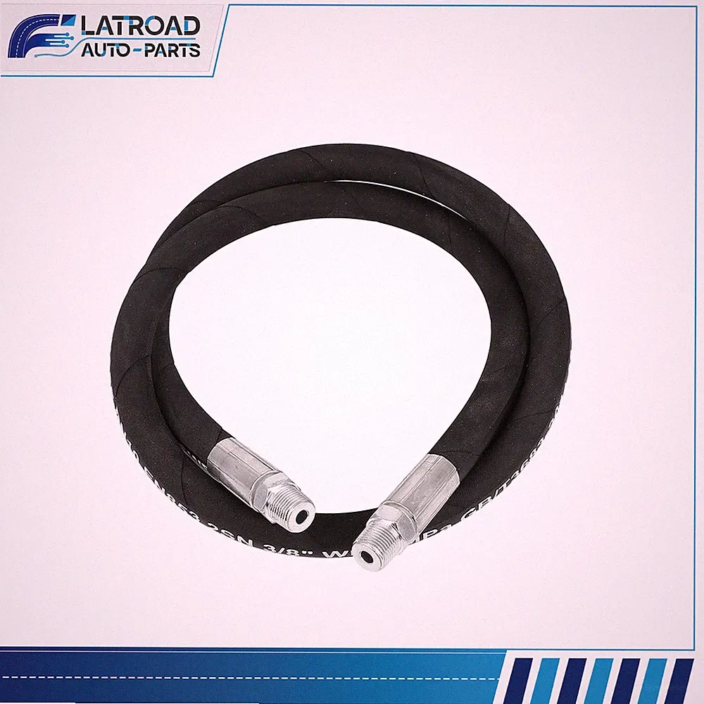 4000 PSI Pressure Washer Whip Hose - Swivel 4 FT 3/8 NPT Solid + M22 Female