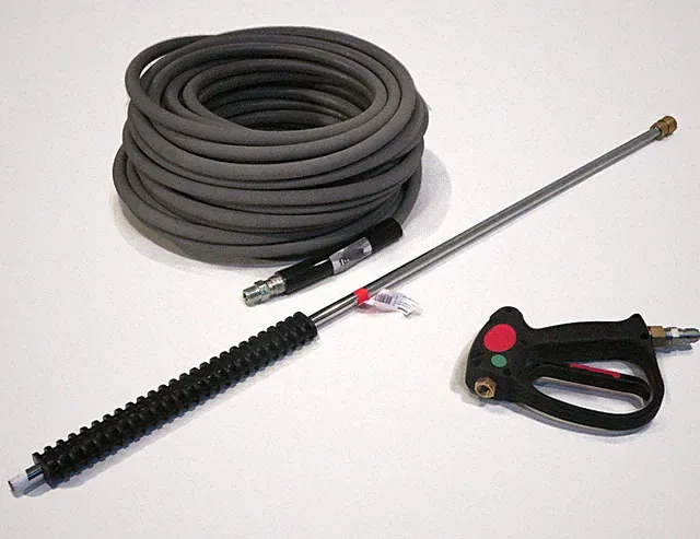 4000 PSI SPRAY GUN, 36" Wand, & 100' Hose for QC-308SS, QC-308, QC308SS, QC308