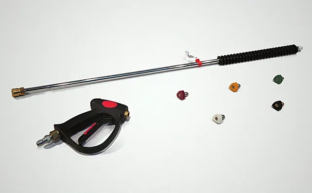 4000 PSI SPRAY GUN, 36" Wand, & 4.0 Tips for MTM Hydro 12.0096, 120096, 14.0056