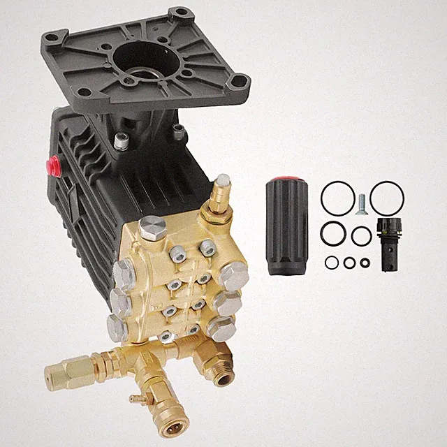 4000 PSI Triplex Pressure Washer Pump Horizontal Shaft 1.0" For Honda Engine