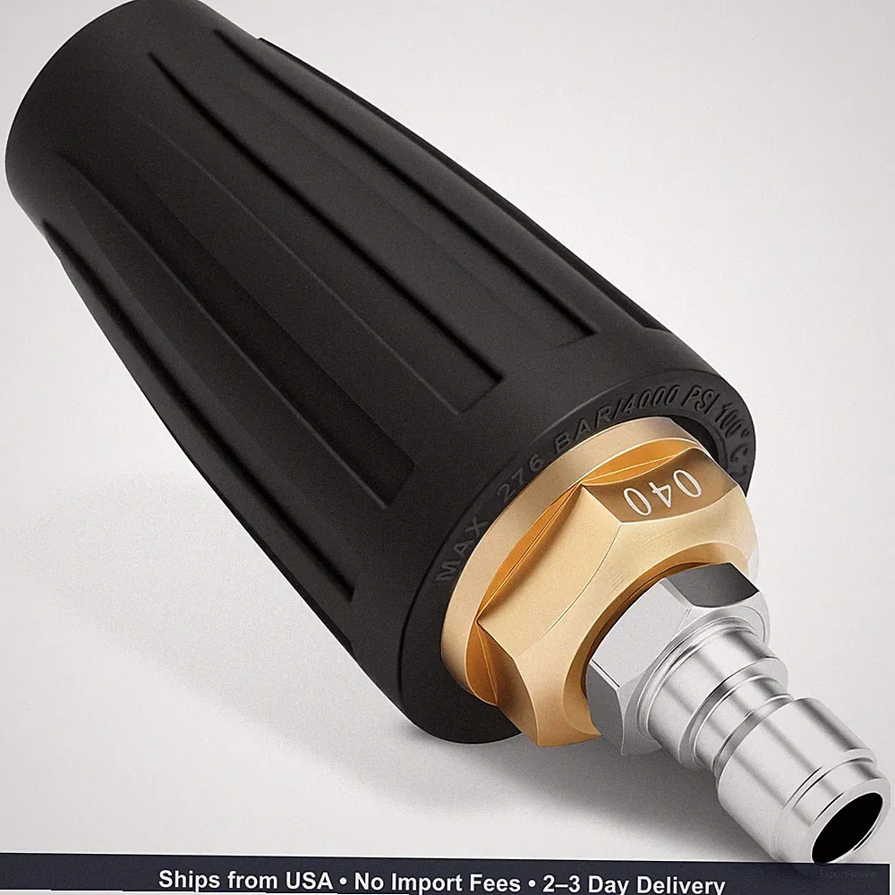 4000 PSI Turbo Nozzle Pressure Washer 4 0 GPM 4 0 Orifice Rotating Cleaning