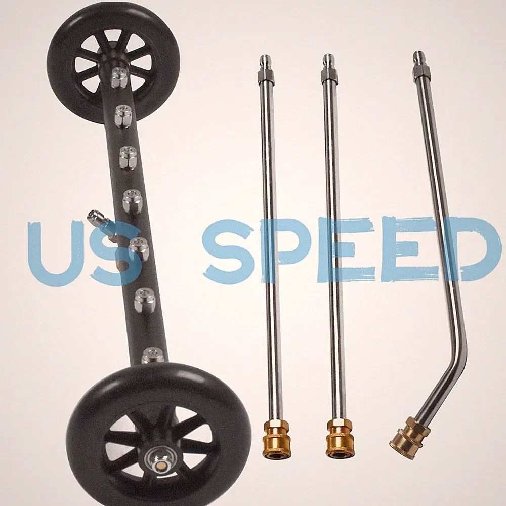 4000 PSI Under Car Pressure Washer Undercarriage Cleaner Underbody Wash Broom